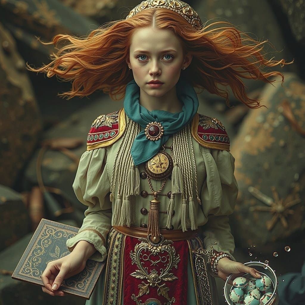 Epic Oceanic Landscape with Billowing Mist