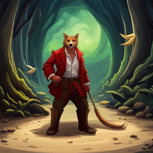 Abstract Rendering of a Colorful Snake