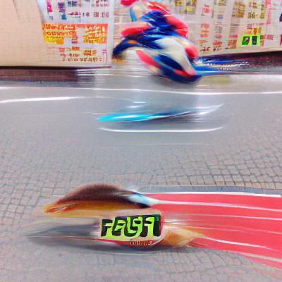 Abstract Concept of Speed in AI Art