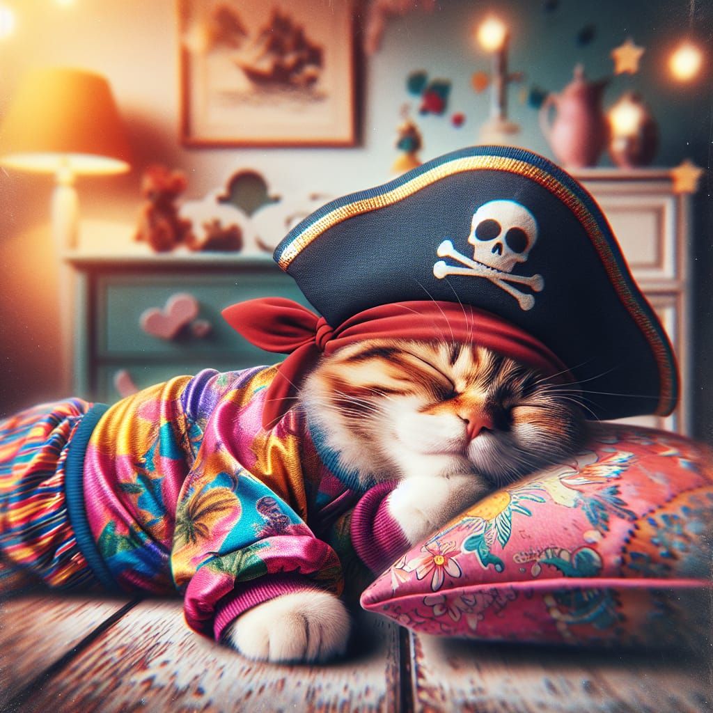 Pirate beauty sleep 💤