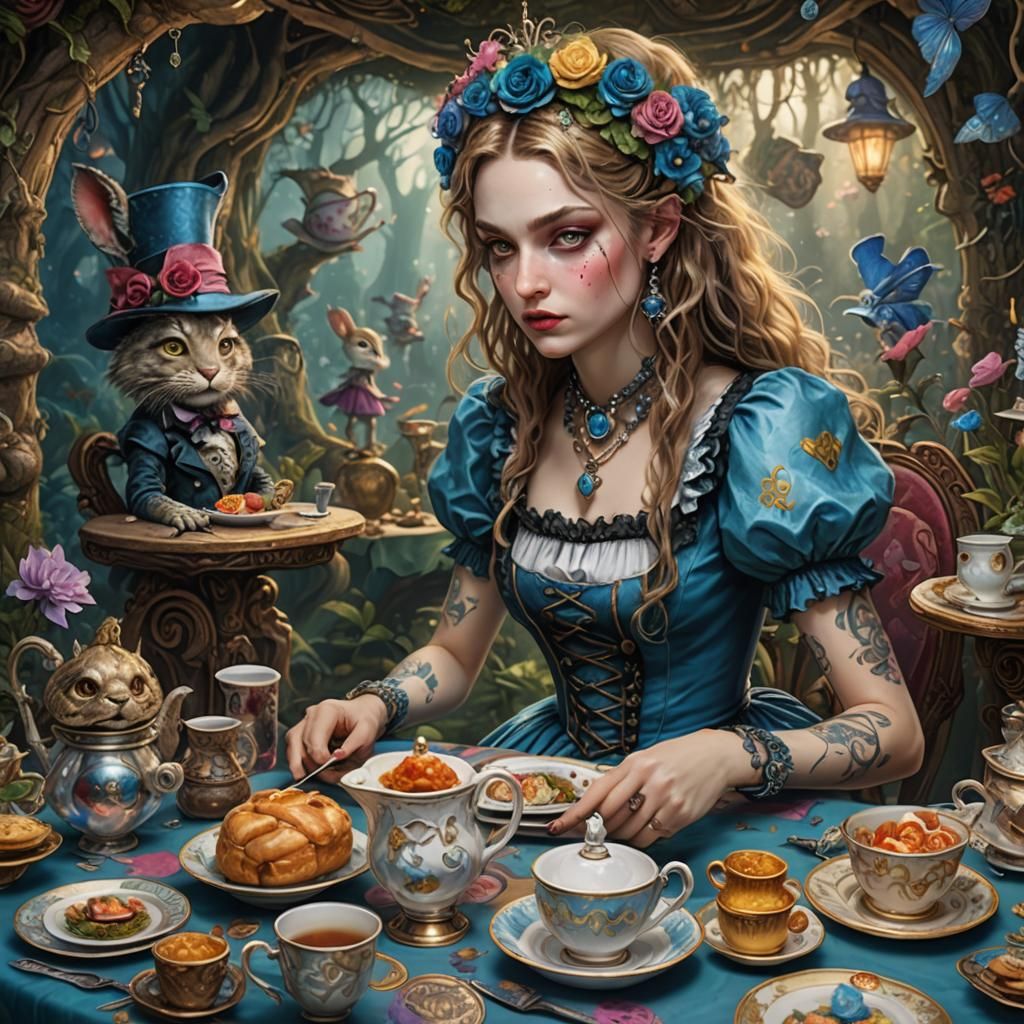 Alice in Mad Tea Party