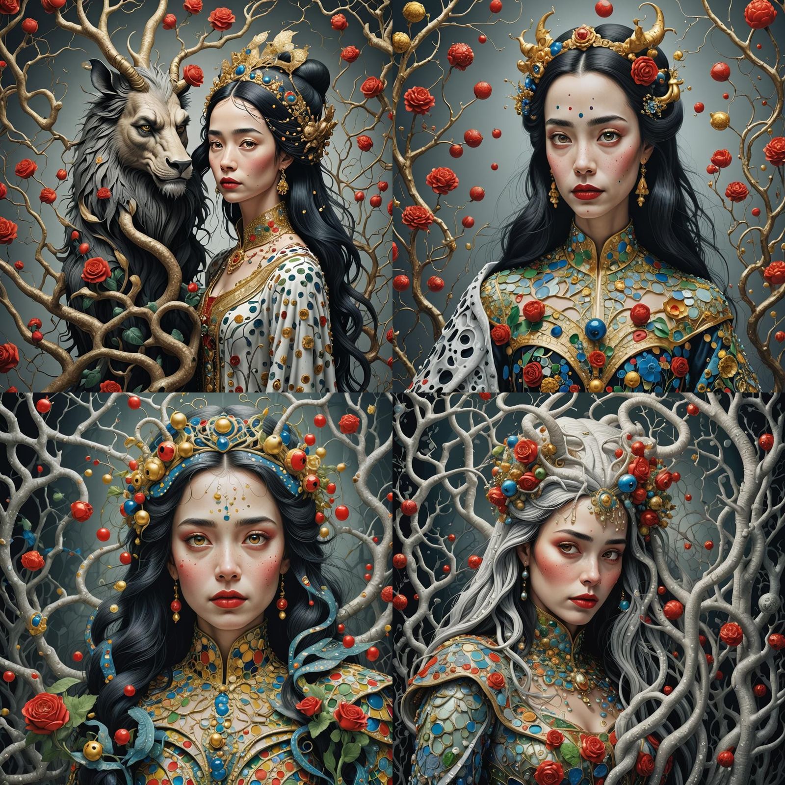 Beauty and the Beast: Extreme Caricature Art