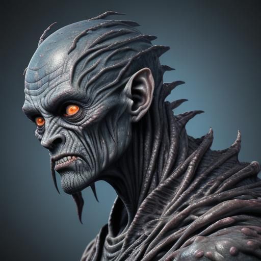 Mutated Deep Sea Creatures in a 3D Render