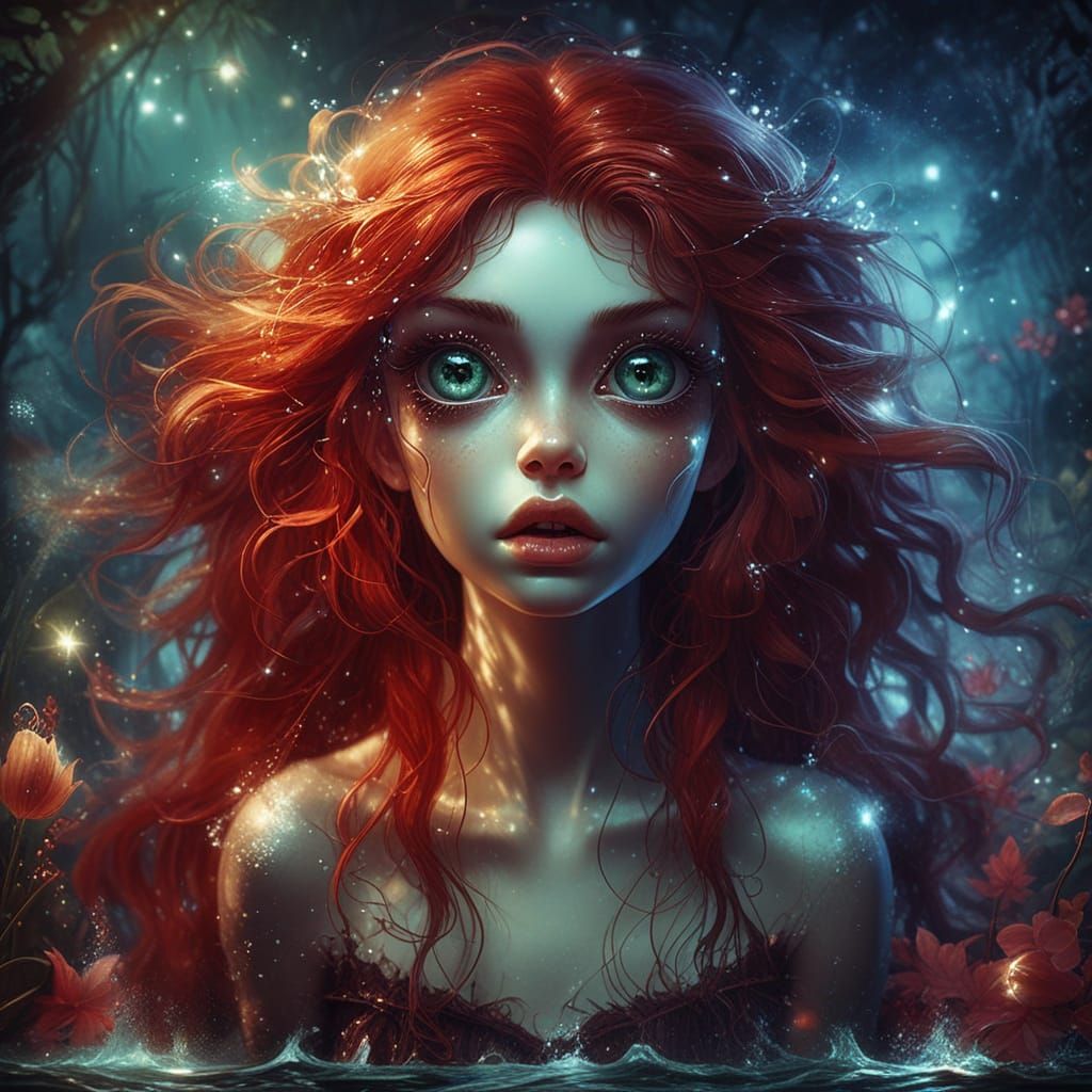 Rusalka: Ethereal Water Fairy of the Night