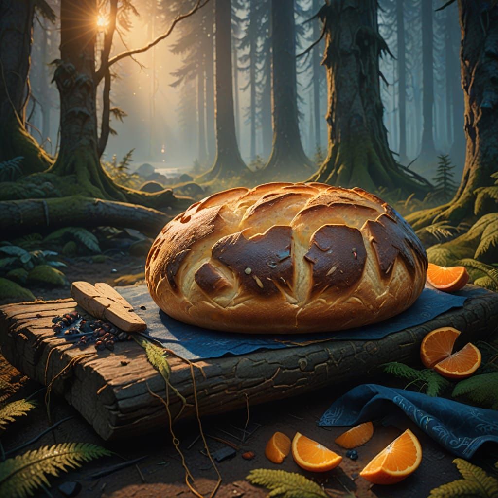 Mystical Alaskan Sourdough in Oil Painting Style