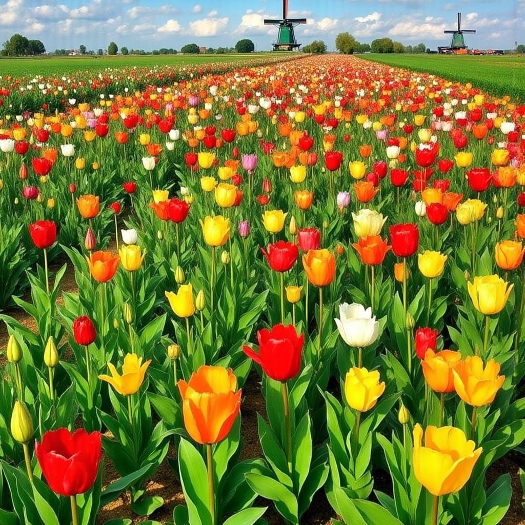 Dutch Icons: Cheese, Clogs, Tulips, and Flag