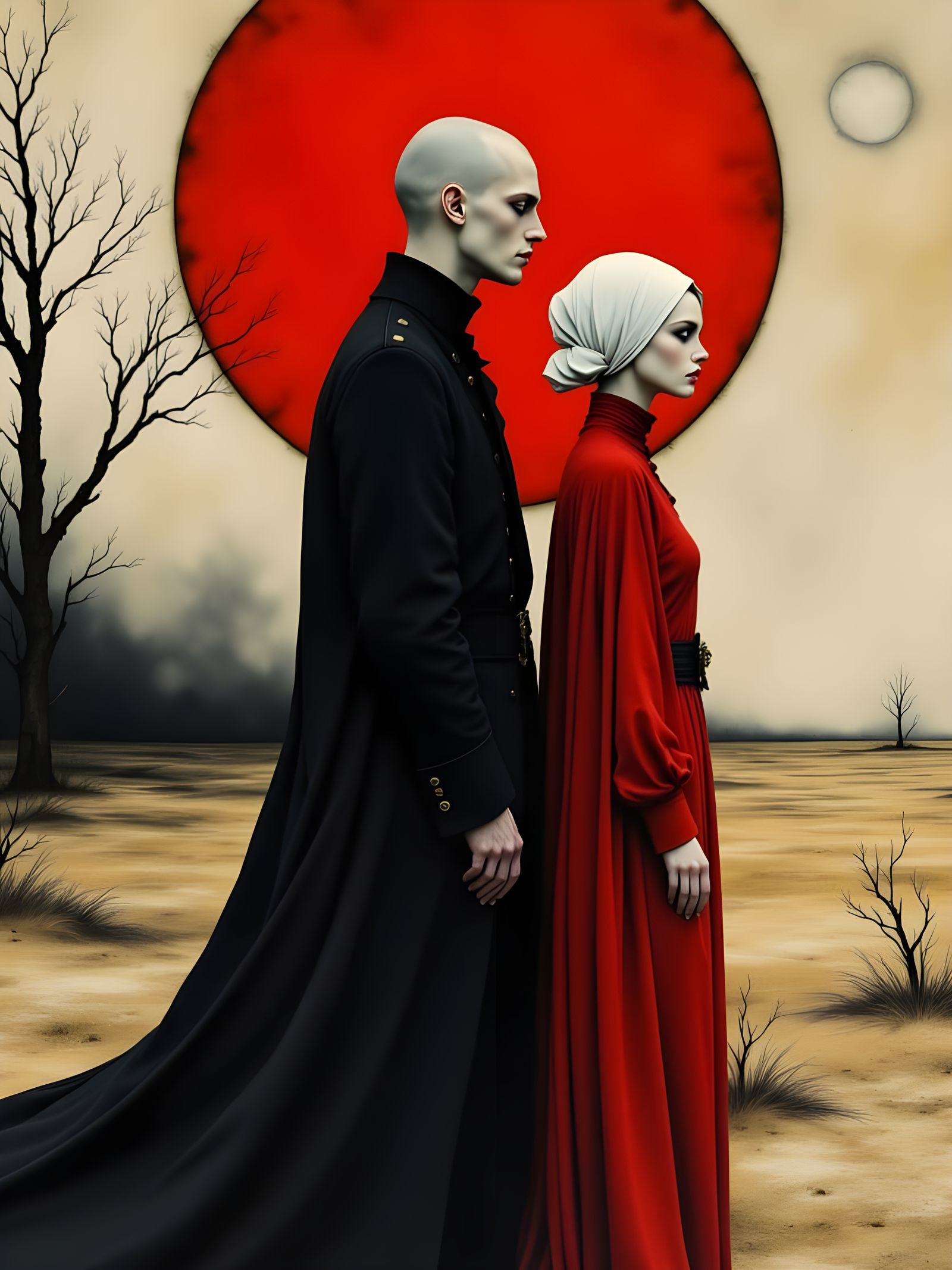 Abstract Figures in Bold Color Fields