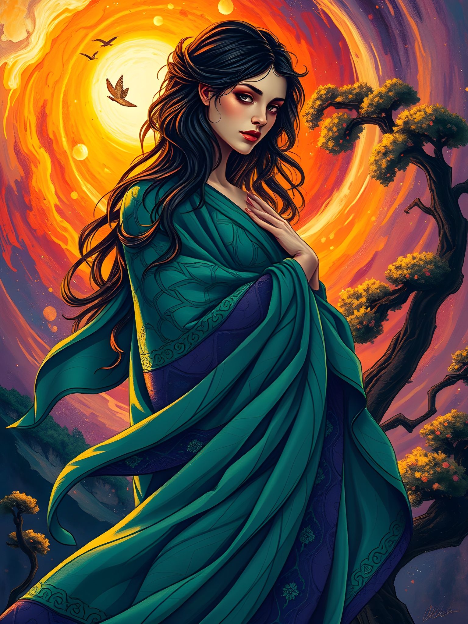 Lichtfalle: A Fusion of Art Styles