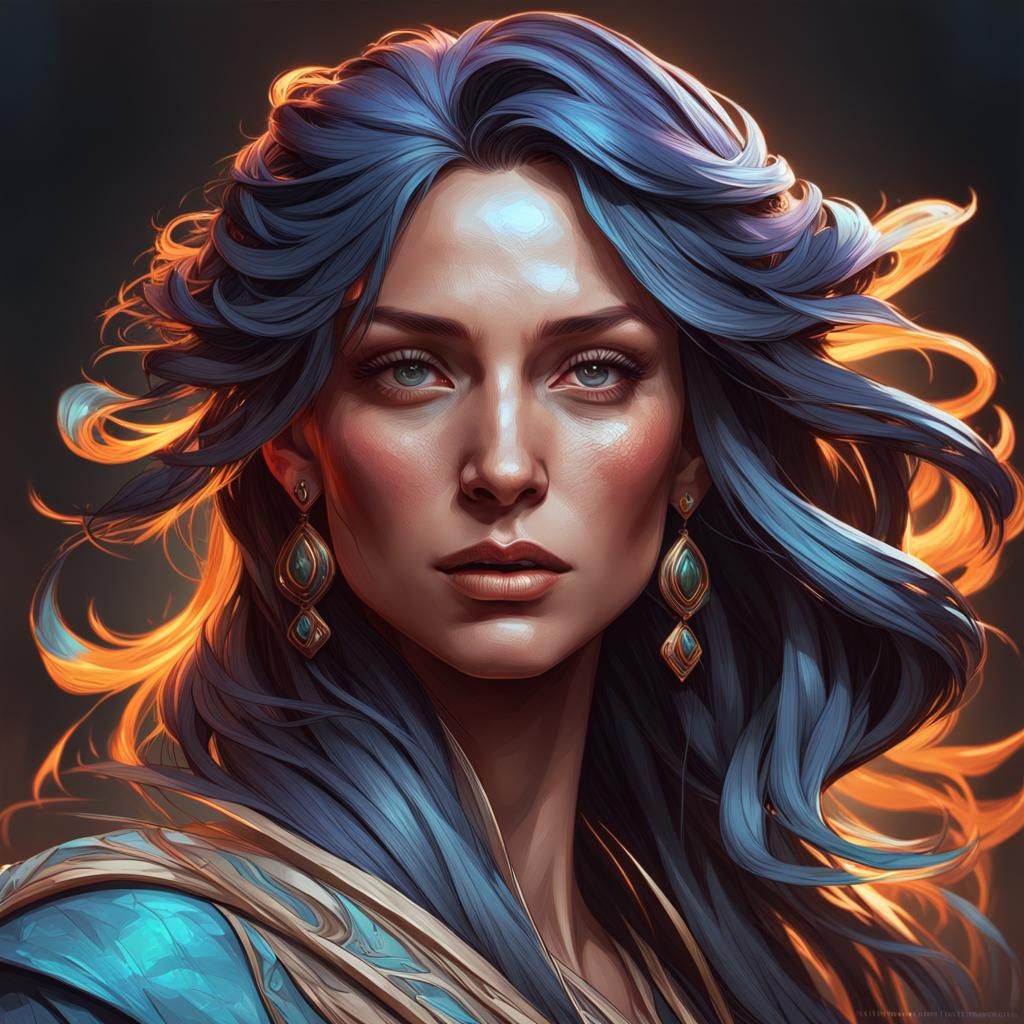 Detailed Portrait in Unreal Engine 5 Style