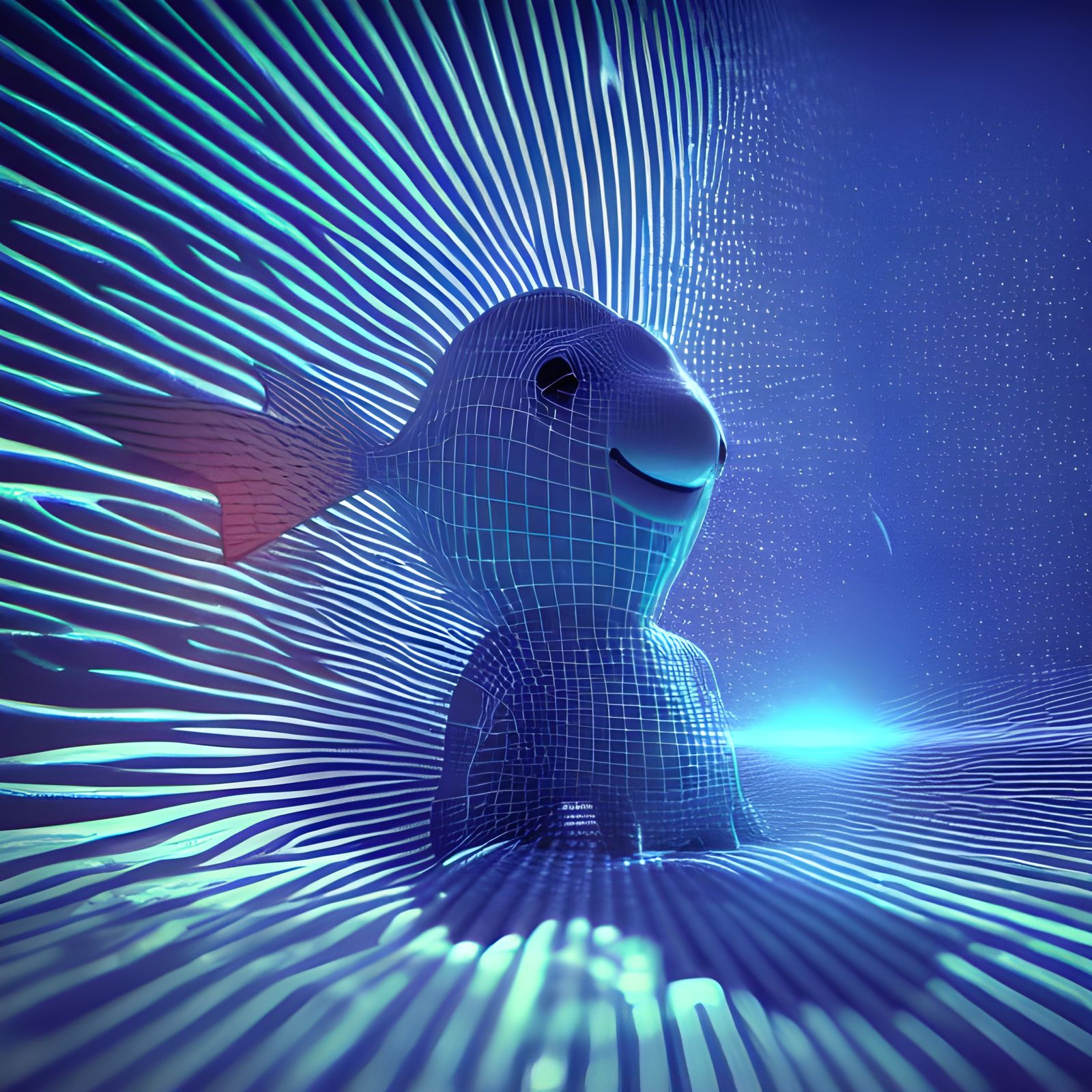 Surreal God Rays and Magical Particles in 3D