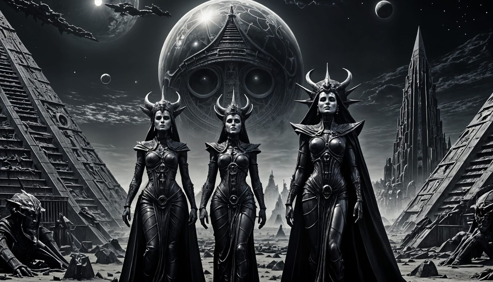 Giger-Inspired: Demonic Goddesses of the Underworld