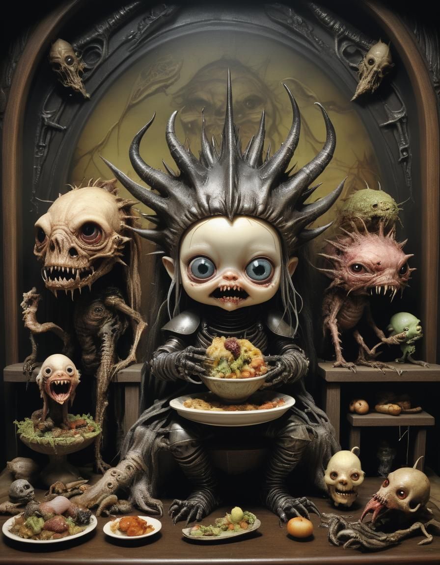 Chibi Monster in Post-Apocalyptic Wonderland