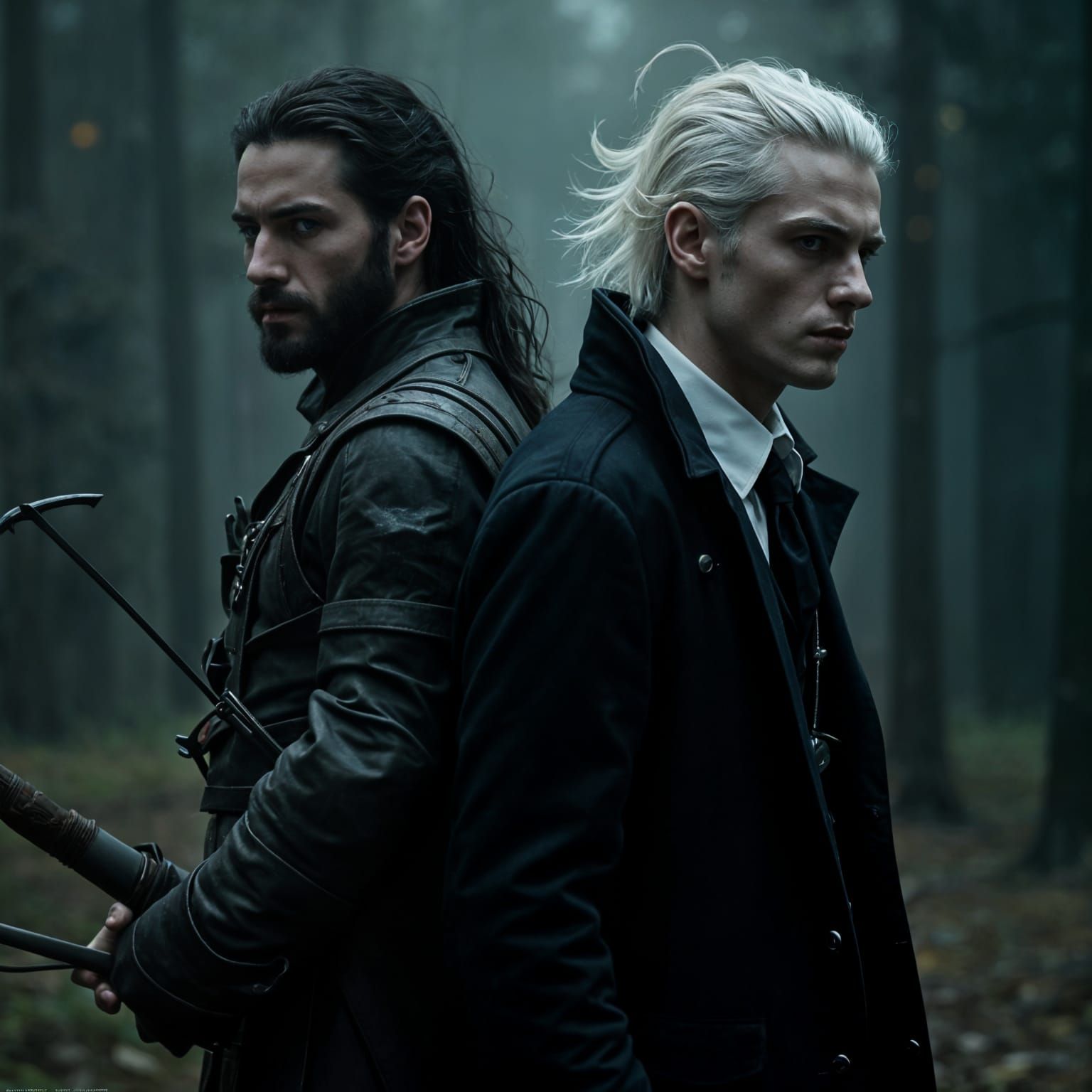 Vampire Doctor and Hunter: Cinematic Film Still