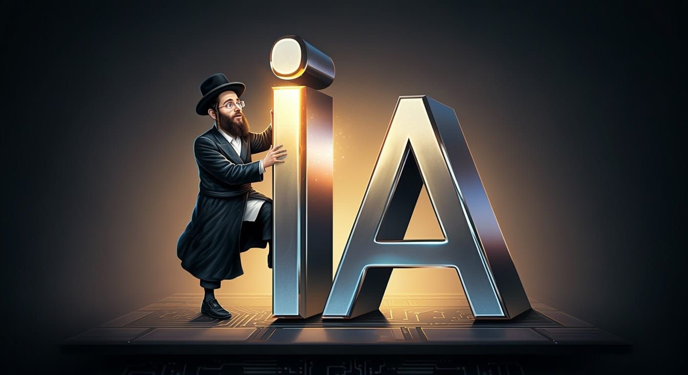 Scholar of Letters in Vibrant Digital Comic Art