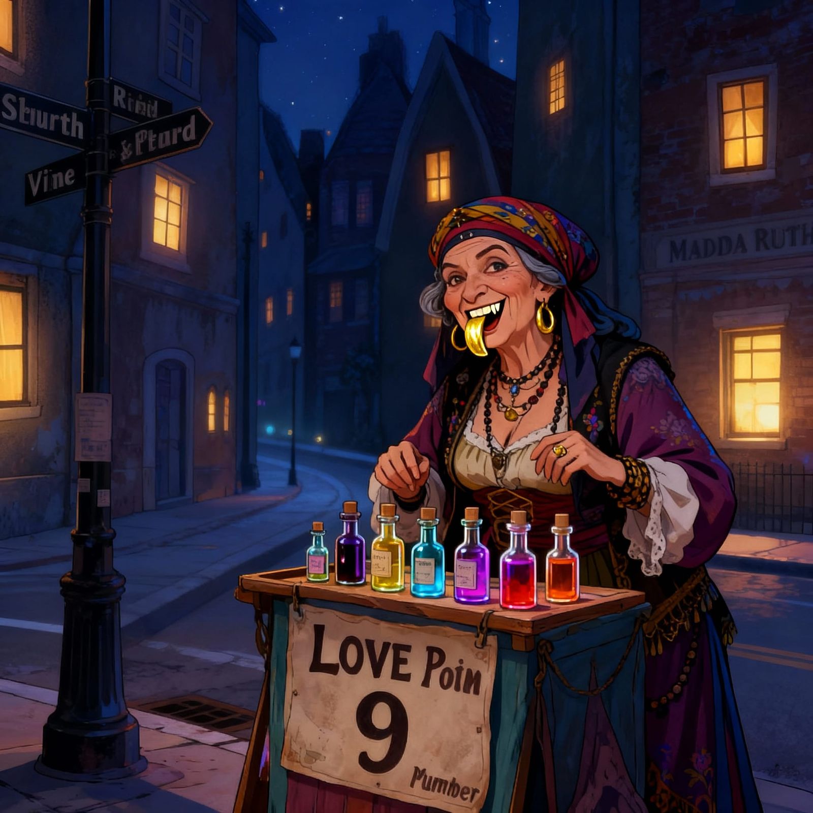 Love Potion Number Nine Gypsy Fortune Teller