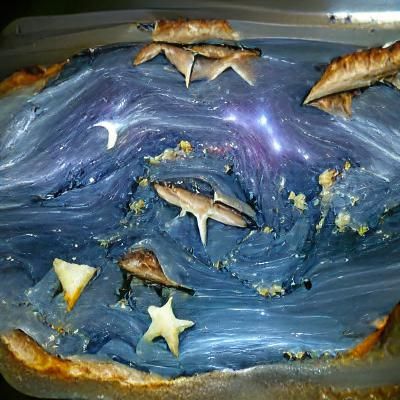 Stargazy Pie with Viperfish and Sharks