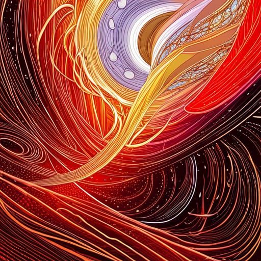 Detailed Starscapes in Vintage Anime Style