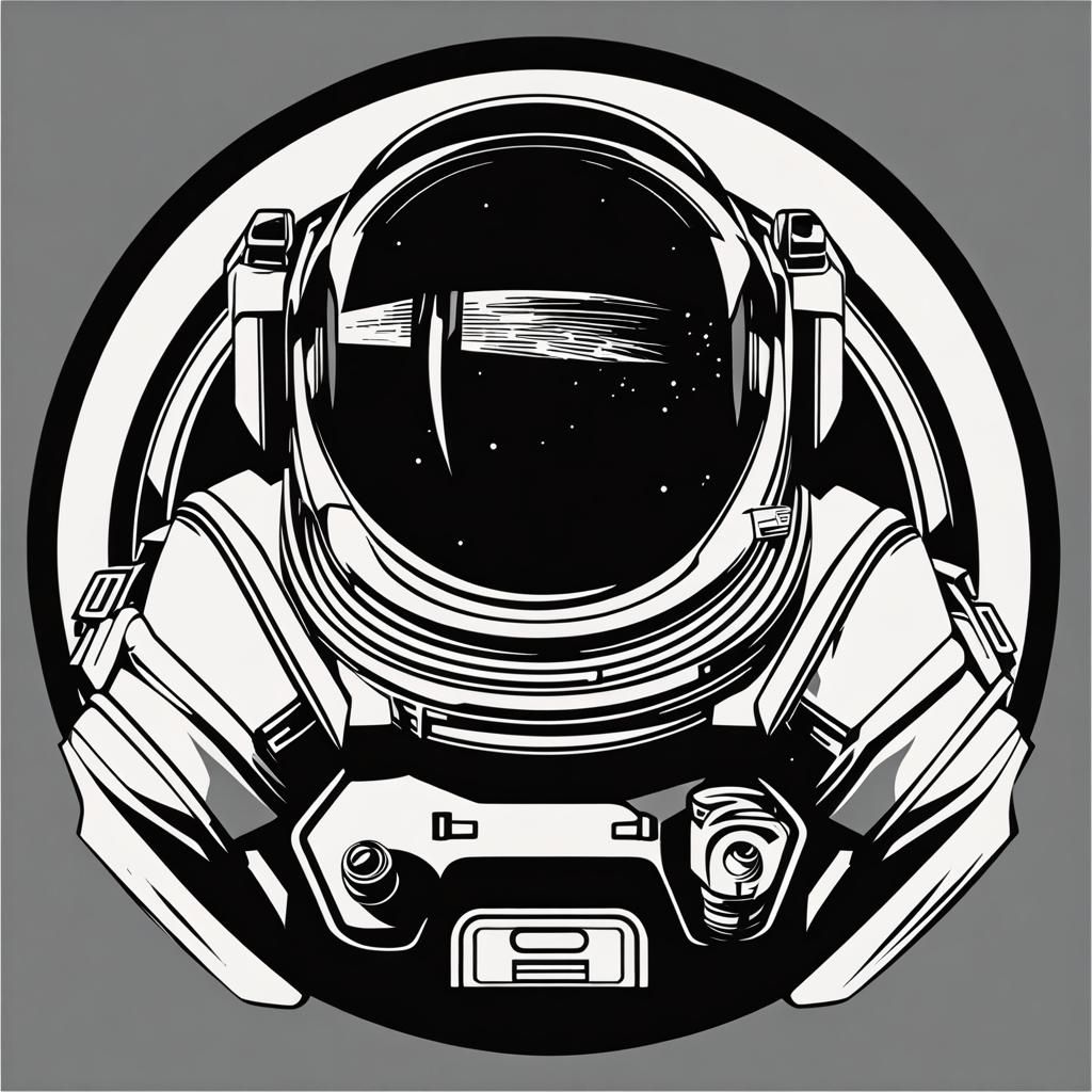 GMD EKV Silhouette Logo in Space