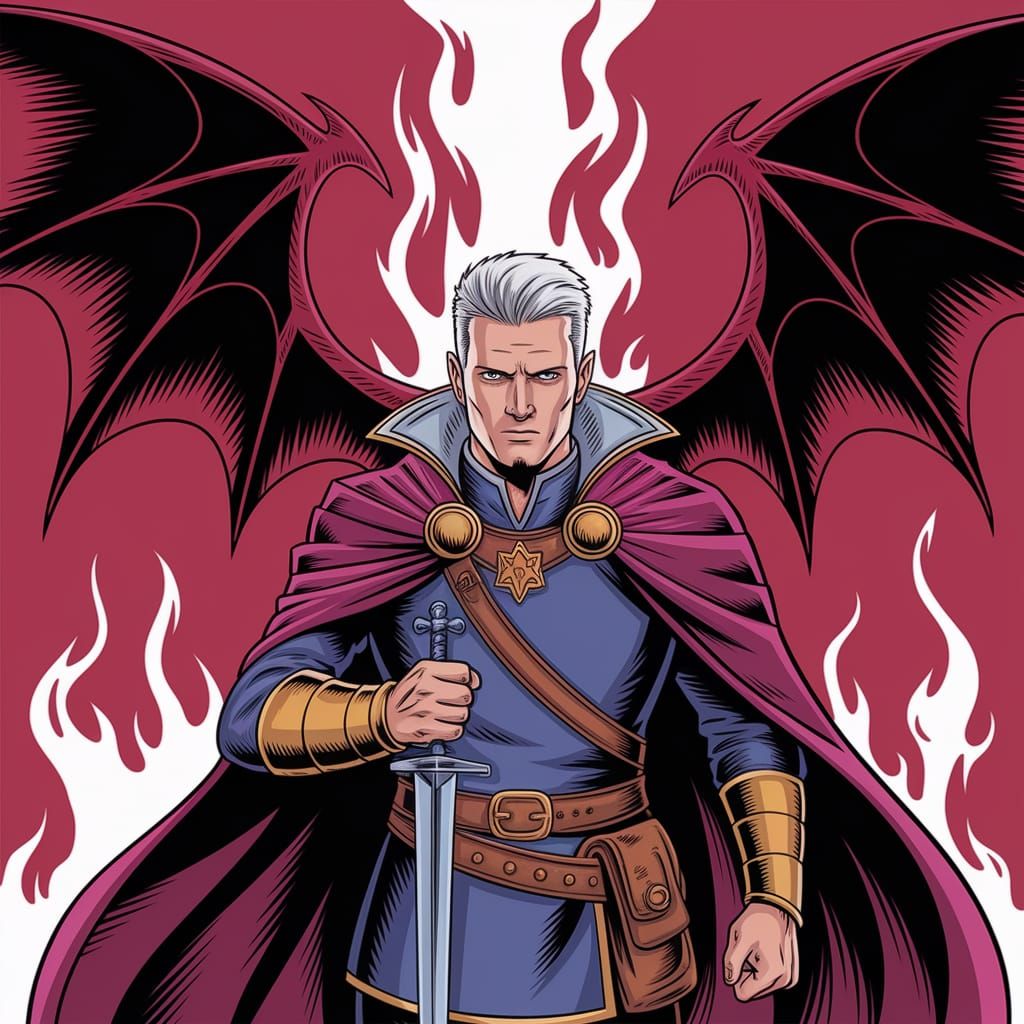 Grimdark Fantasy Art in Sunbow Productions Style