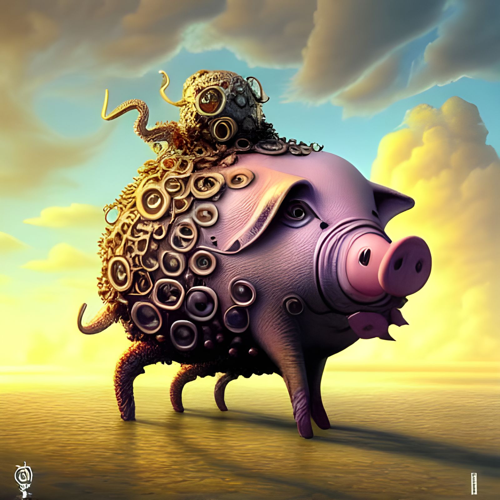 Pigtopus - A Teleportation Mishap