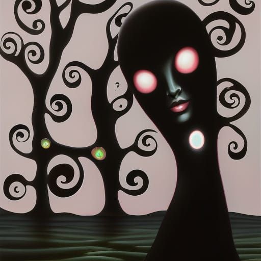 Provocative Loss: Mixed Media with Geometric Tessellations