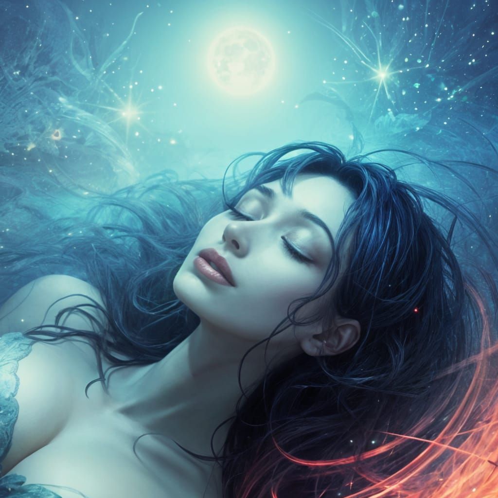 Abstract Hypnagogic Dreamscape