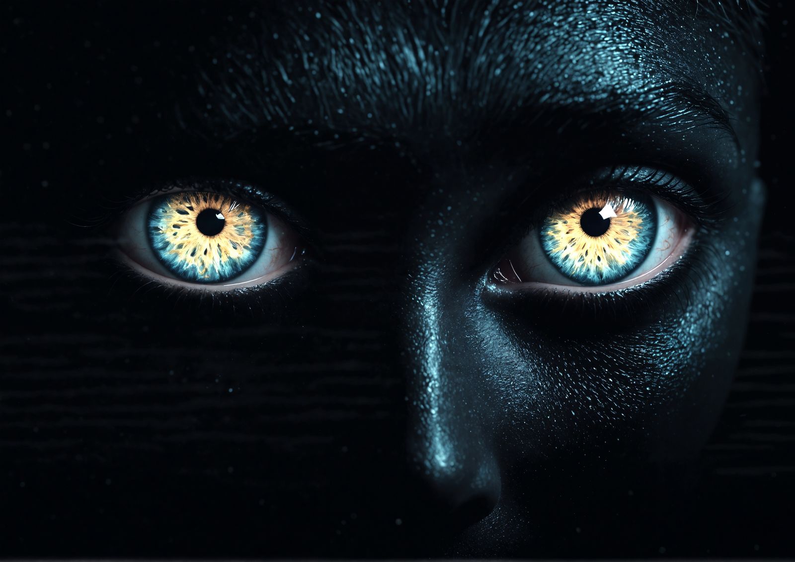 Eerie Eyes Gleam in the Night