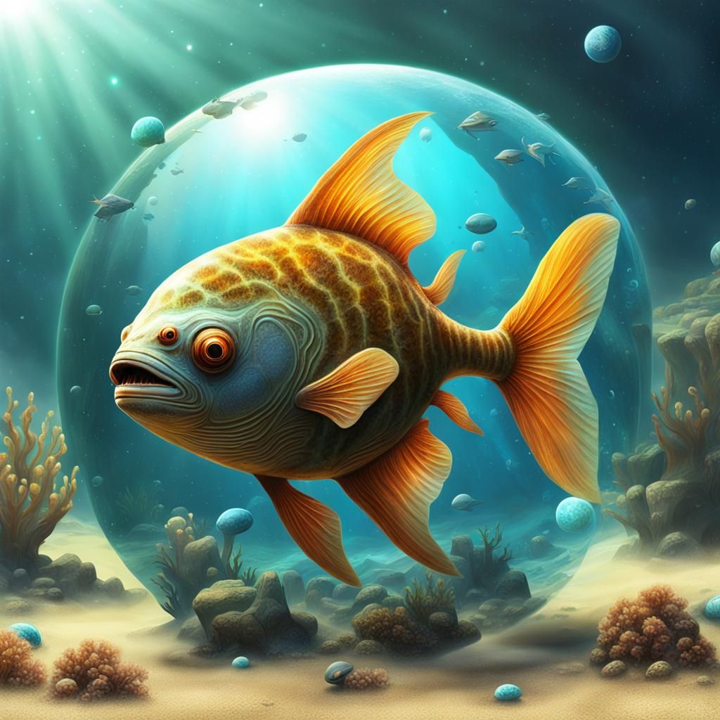 Exoplanet: Ocean Sunfish Goldfish Alien Lifeforms