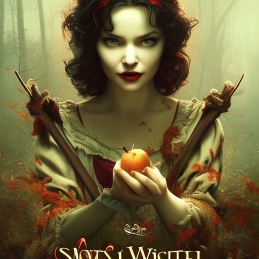 Snow White's Vengeance: Apple Attack on Witch