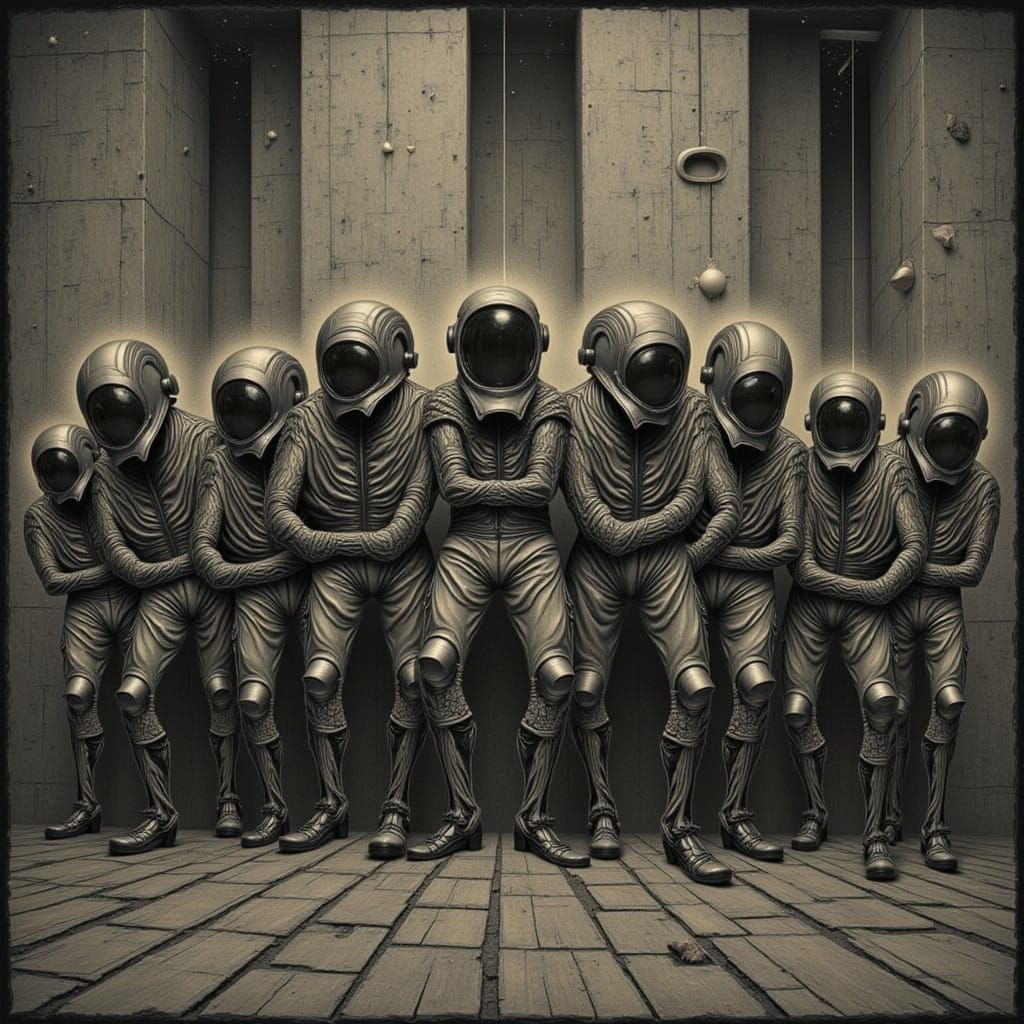 Viscous Abstract Form in Synthwave Neon Style