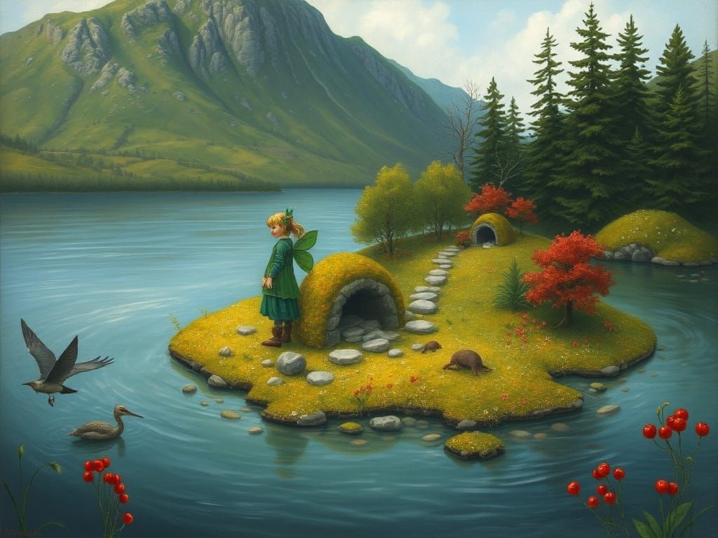 Leafy Island: Herons Wake in Faeryland