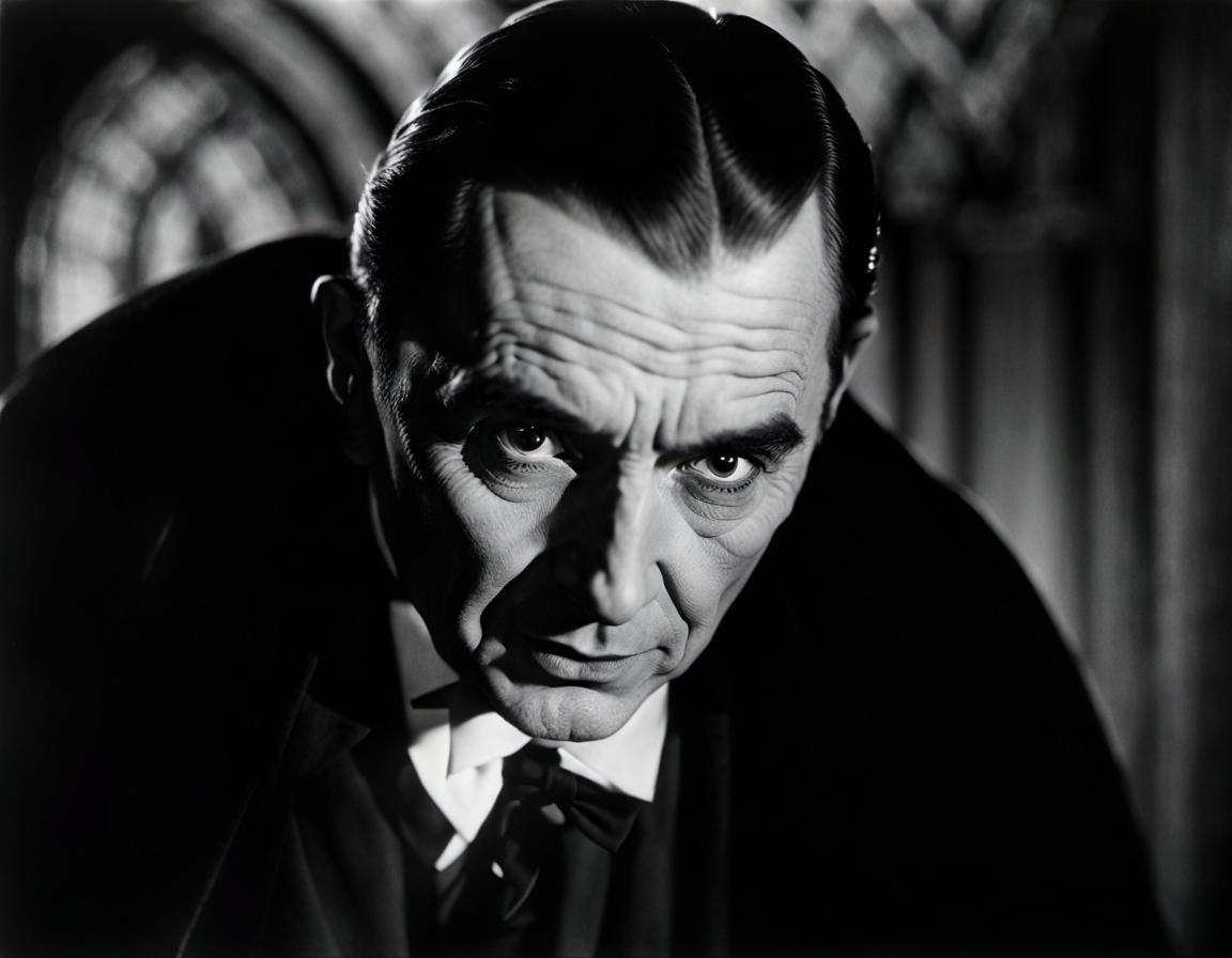 Bela Lugosi as Dracula in German Expressionism Style