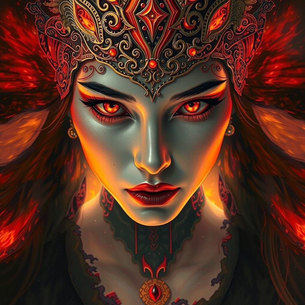 Asian Vampire Goddess of Hellfire