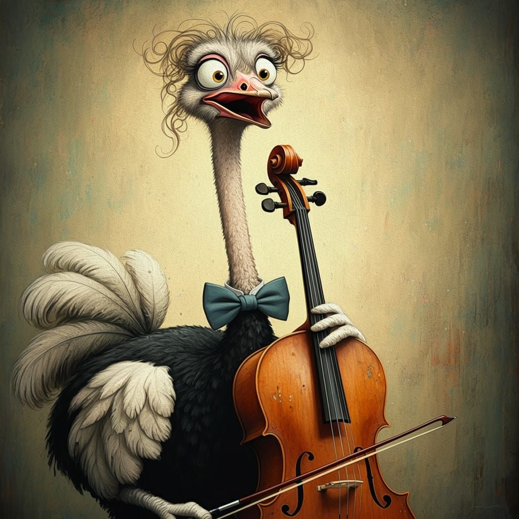 Redefining Avian Virtuosity in Whimsical Painted Form