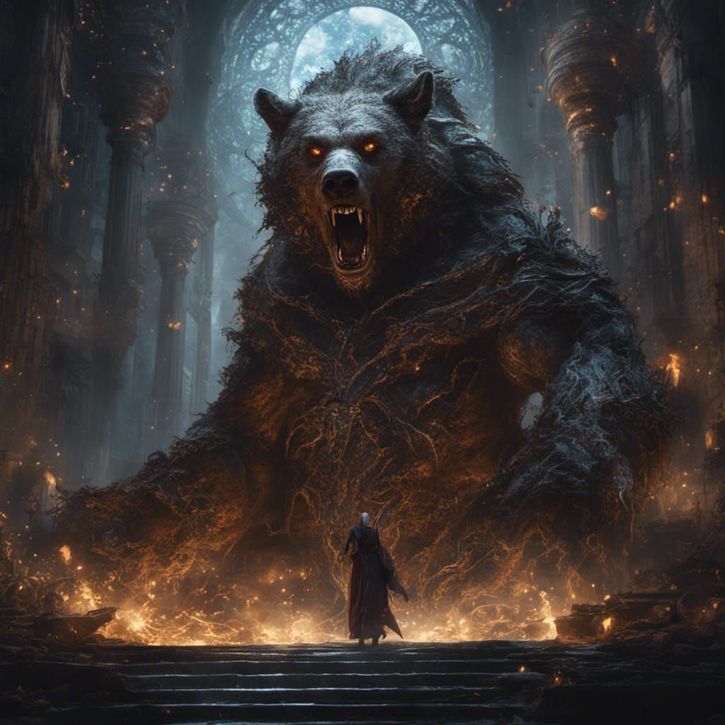 Divine Dark Fantasy Art in 8k Resolution