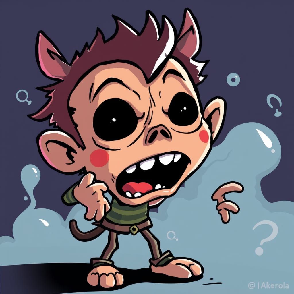 Frenzied Cartoon Character Meltdown