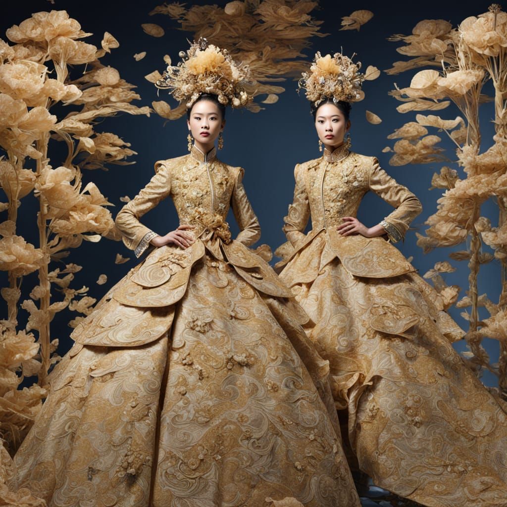 Guo Pei's Opulent Fashion Illustrations