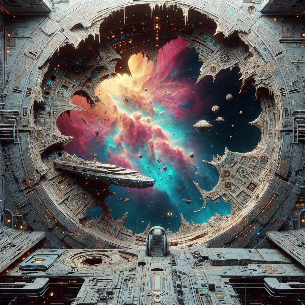 Derelict Spaceship Reveals Alien Origins in Abandoned Wreck