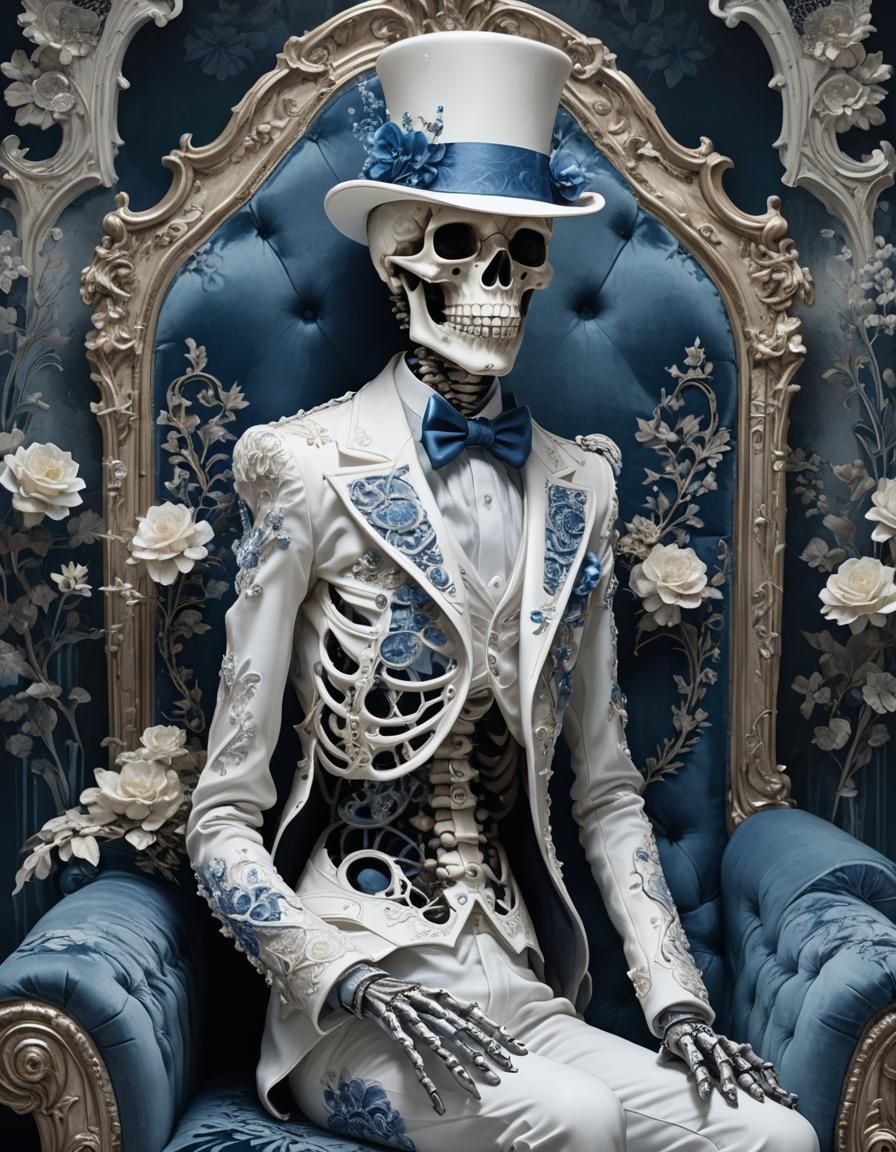 Portrait of a skeleton