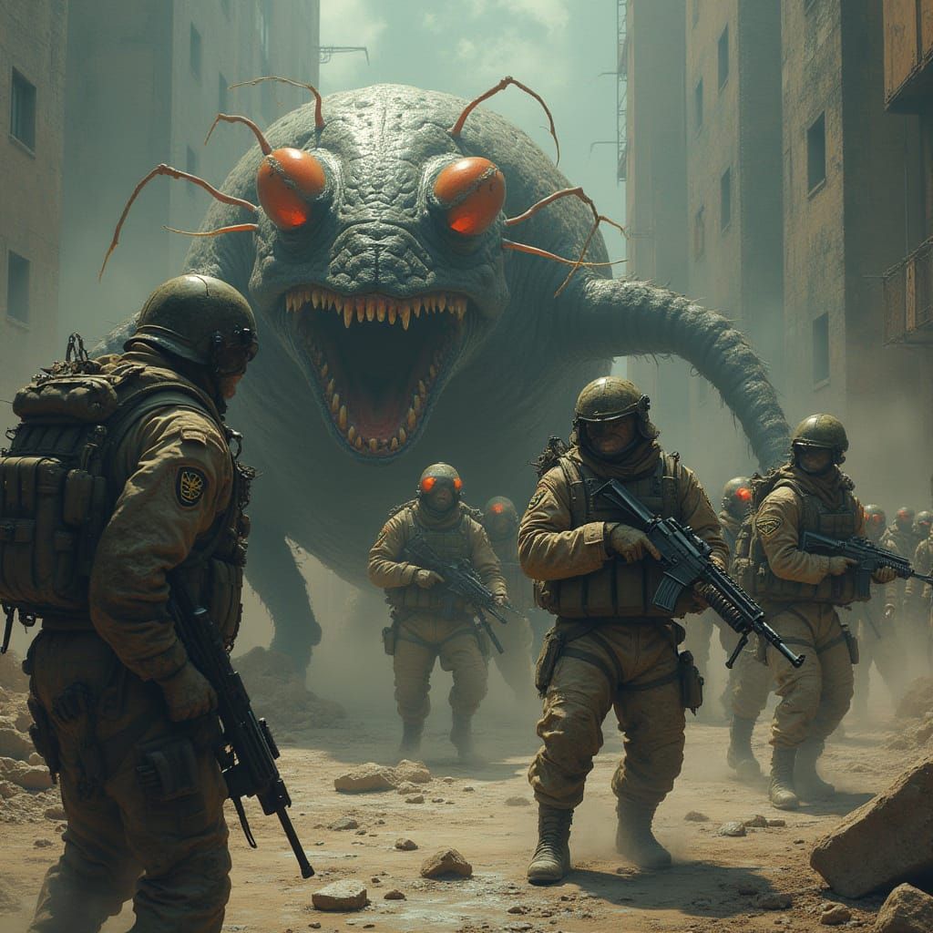 Humanity's Last Stand Against Giant Alien Rats in a Post-Apo...