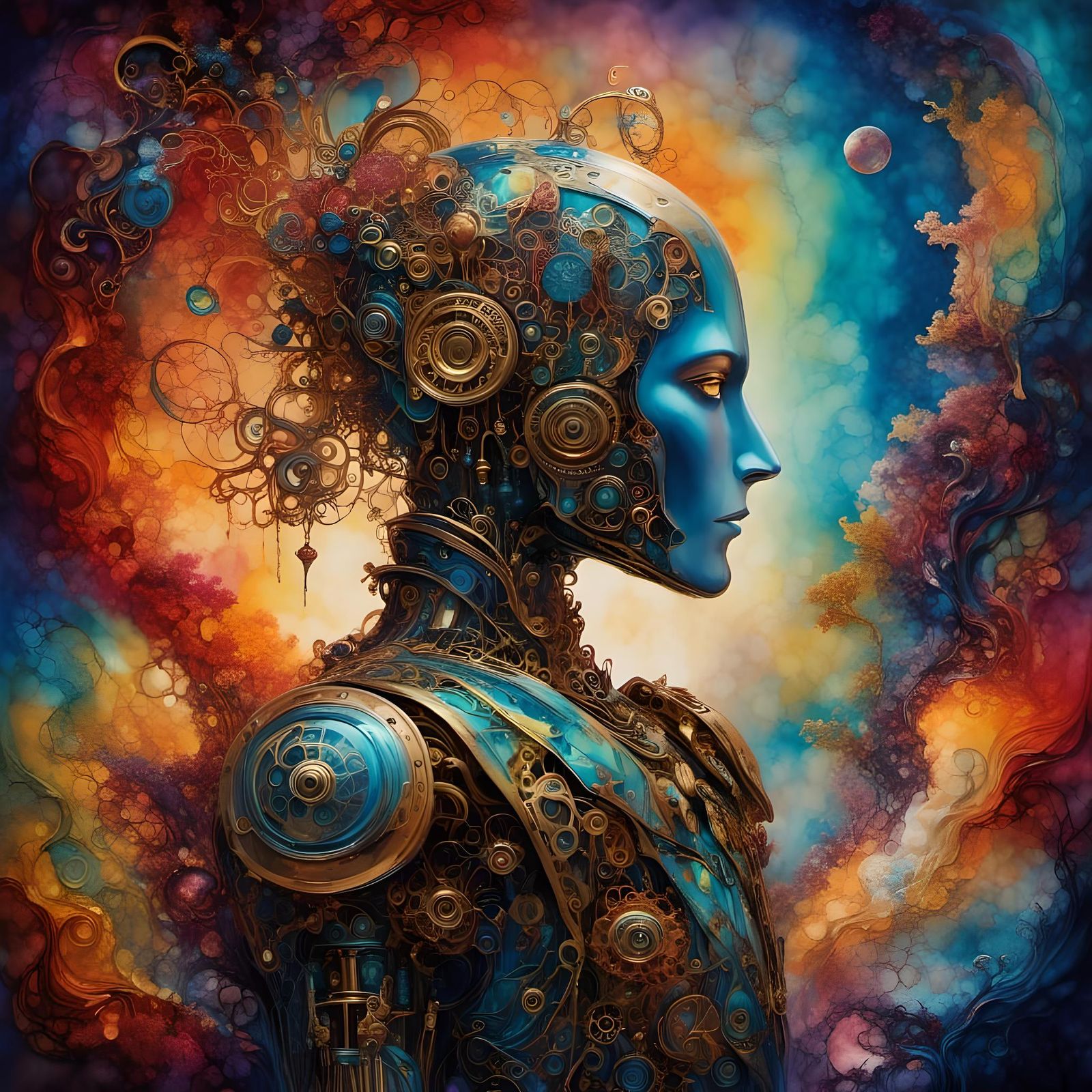 Celestial Robot Automaton in Cosmic Landscape