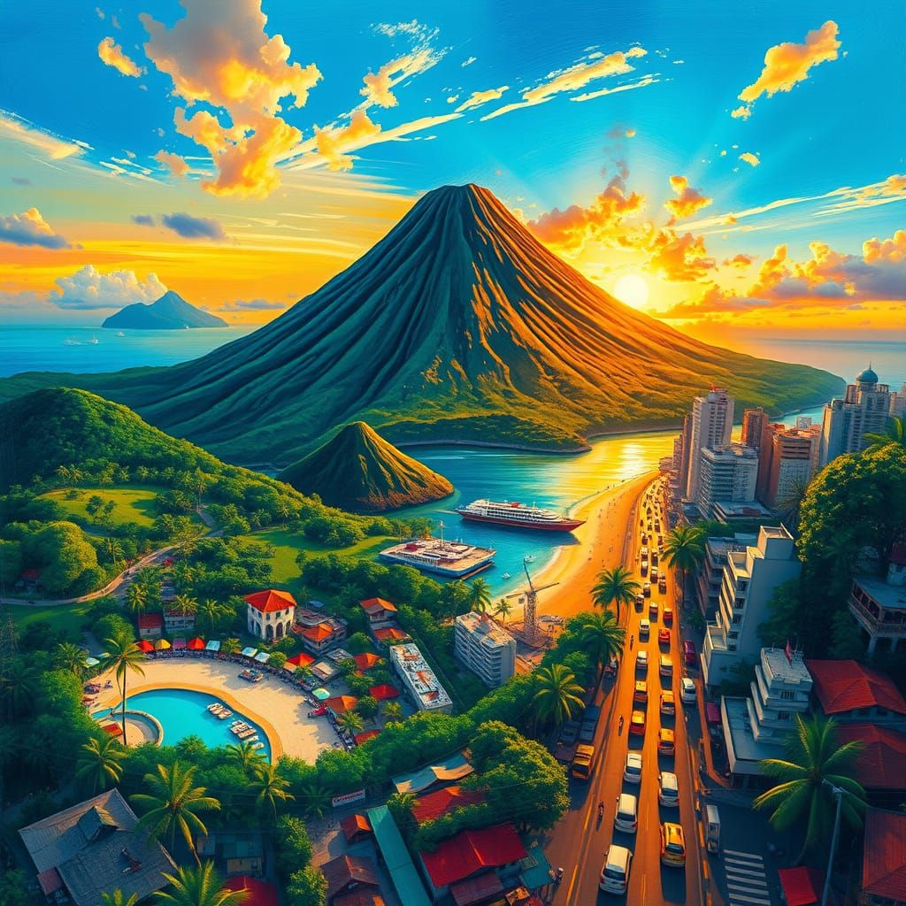 Vibrant Tropical Landscapes of the Philippines in a Dynamic ...
