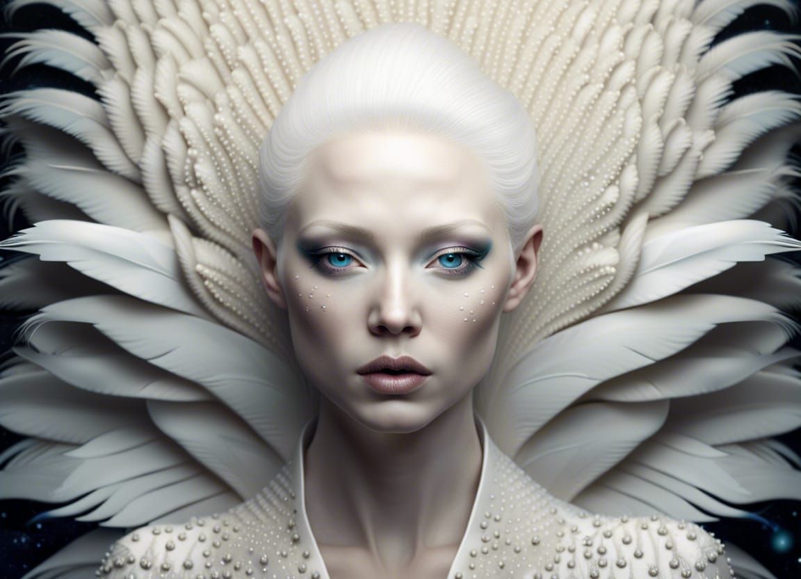 Portrait In the style of Annie Leibovitz