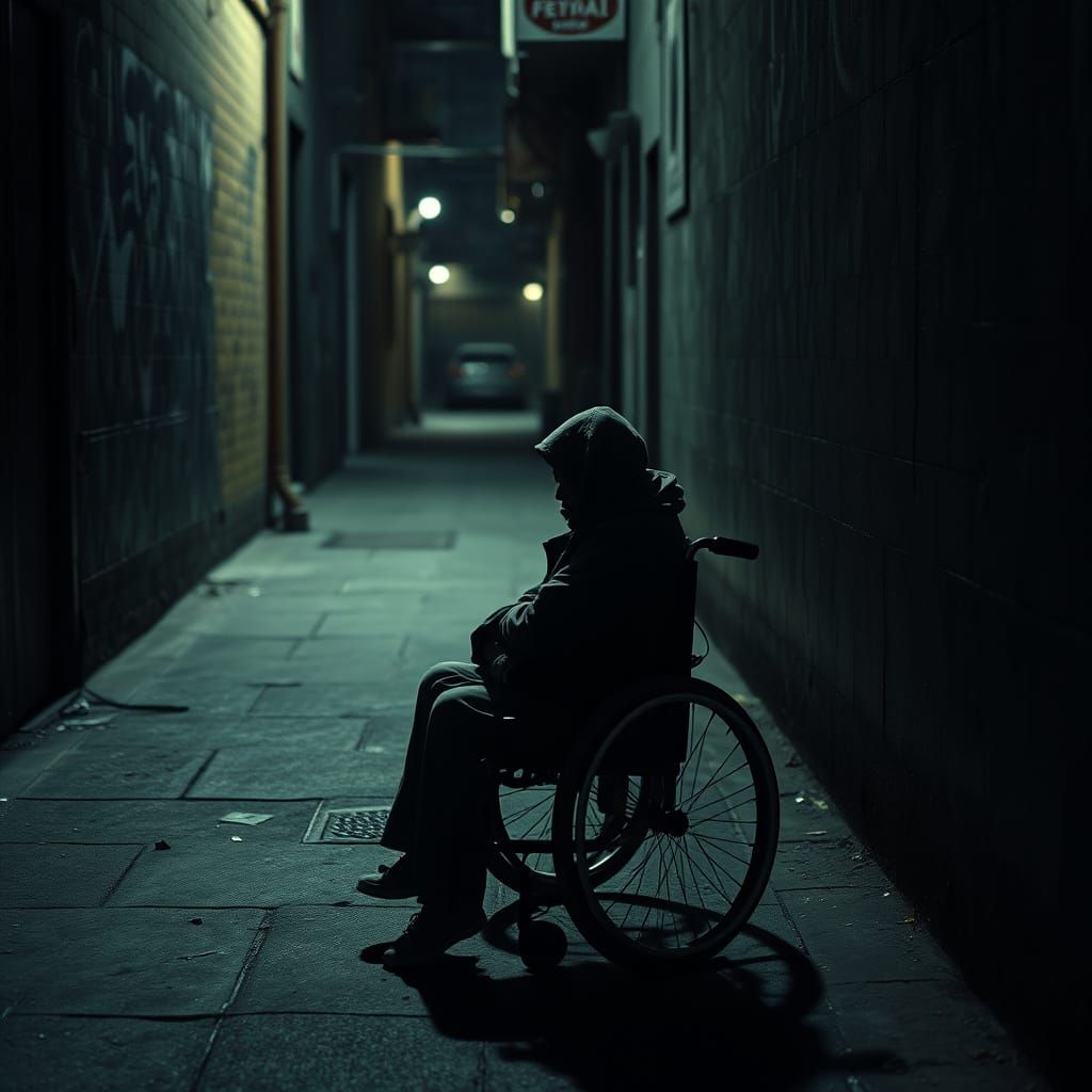 Surreal Urban Landscape in a Moody, Expressive Style