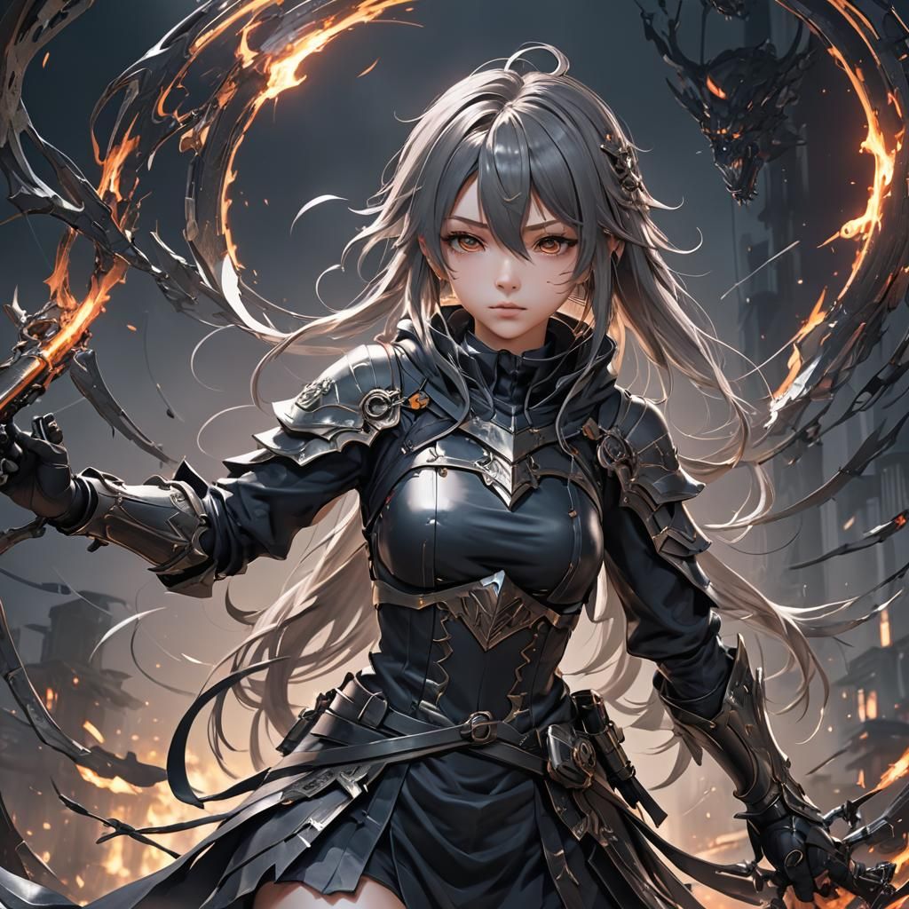 3D Anime Art: Embodiment of Fear