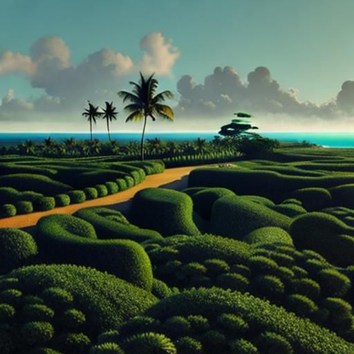 AI Interpretation of Paradise