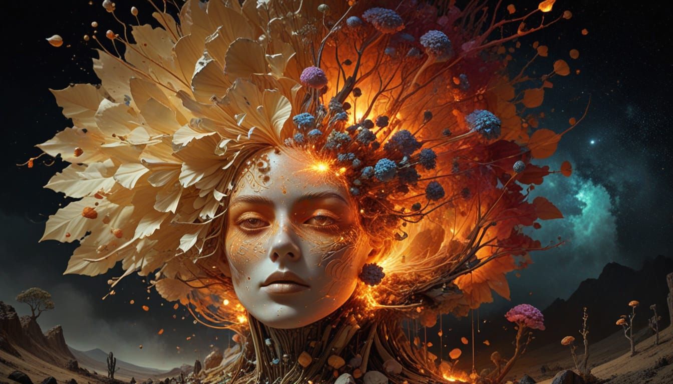 Dreamlike Surrealism Unfolds in a Fantastical Realm