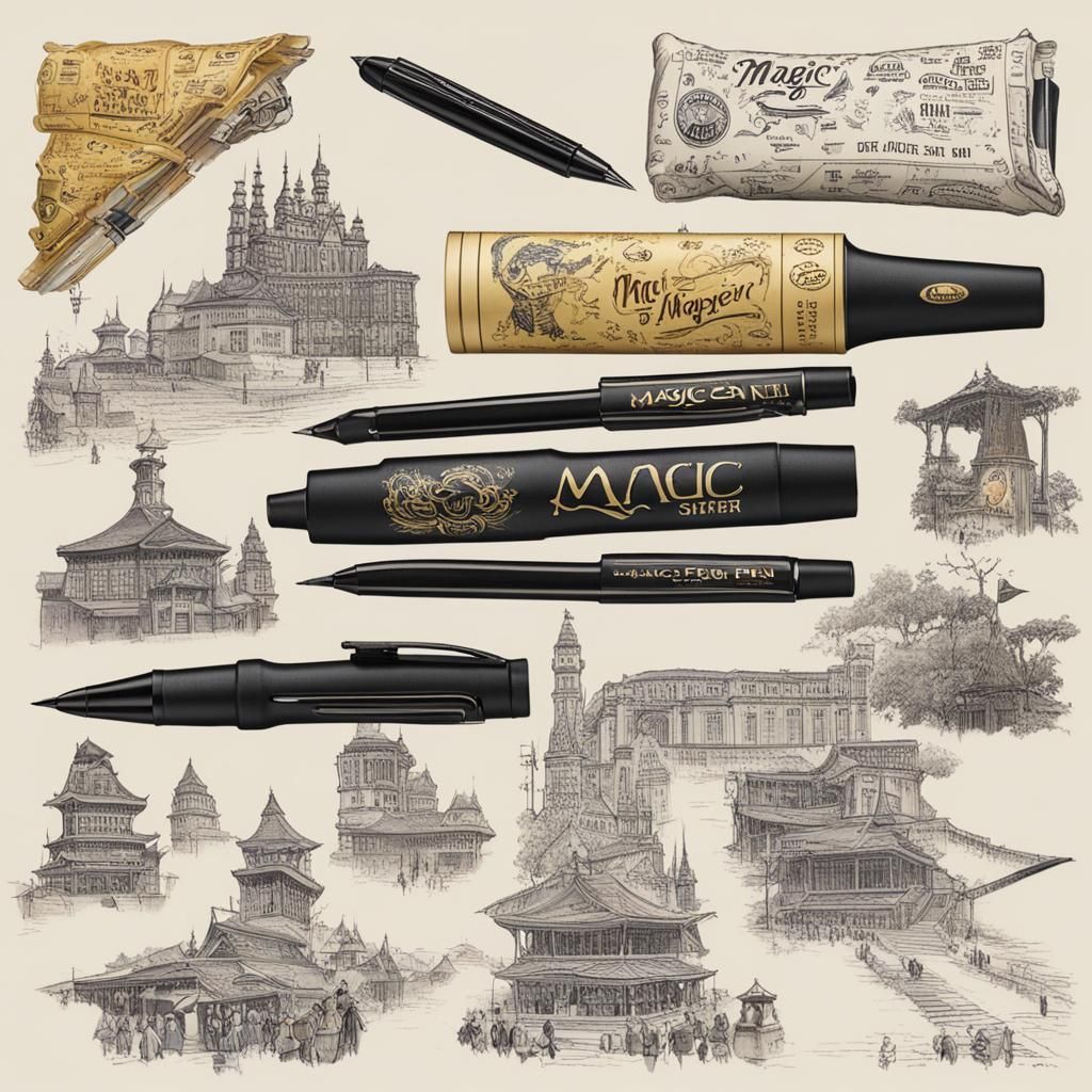 Abstract Image of a Magic Pen