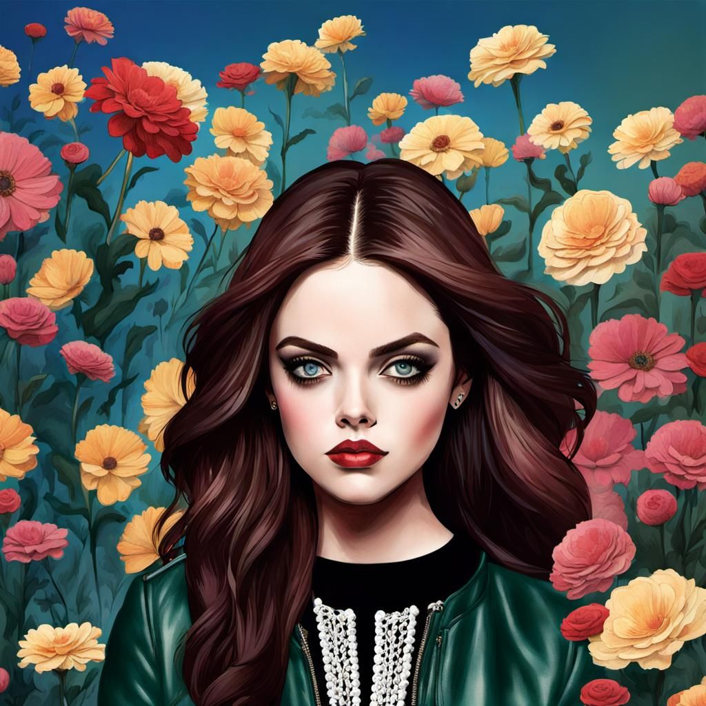 In the style of Elizabeth Gillies