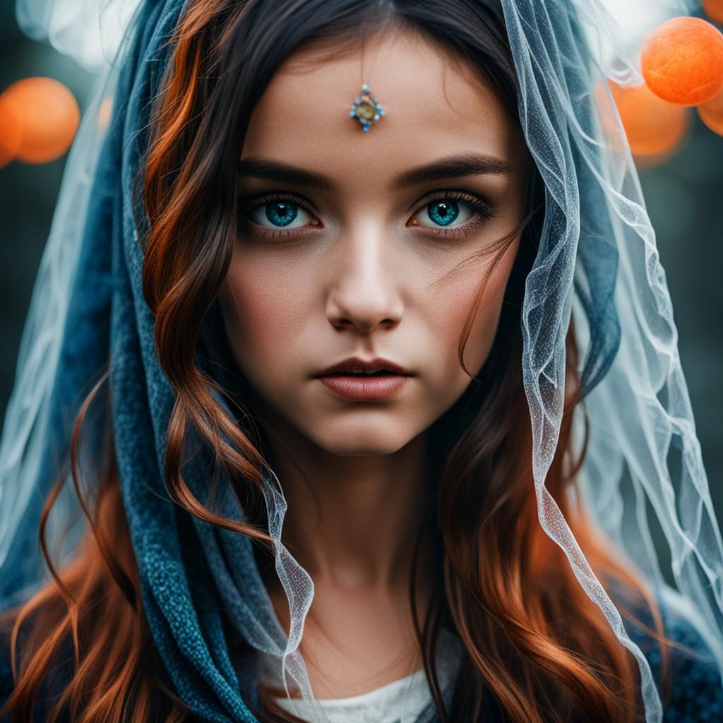 Ethereal Veil Between Two Worlds